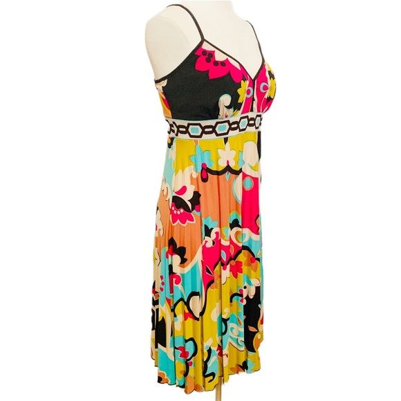 Nicole by Nicole Miller Colorful Dress Size 4 - Picture 2 of 7